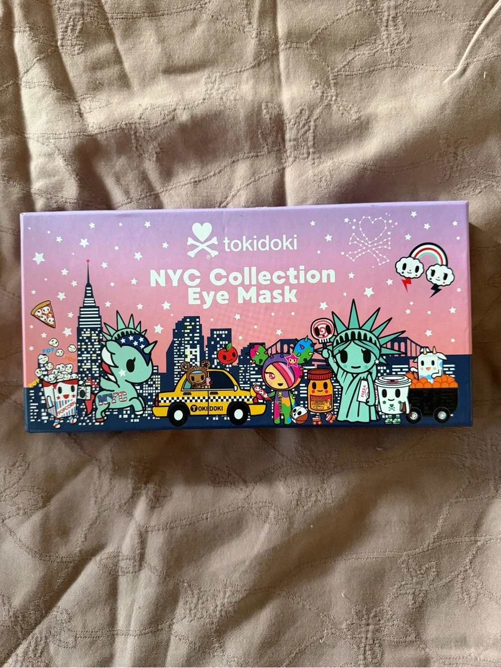 tokidoki Pink to Purple Gradient NYC Eye Mask - Picture 3 of 4